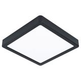 NADGRADNA STROP. SVETILKA EGLO IDUN 2 15.5W NW ČRN ROB, KVADRATNA