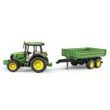 VOZILA BRUDER TRAKTOR JOHN DEERE S PREKUCNO PRIKOLICO