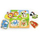 DRUŽABNE IN MISELNE IGRE VIGA VSTAVLJANKA S ČEPKI DIVJE ŽIVALI