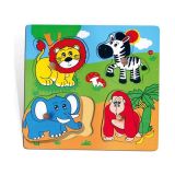 DRUŽABNE IN MISELNE IGRE VIGA VSTAVLJANKA S ČEPKI DIVJE ŽIVALI