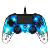 IGRALNI PLOŠČEK NACON TRANSPARENT PS4 MODER ŽIČNI, OSVETLJEN