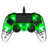 IGRALNI PLOŠČEK NACON TRANSPARENT PS4 ZELEN ŽIČNI, OSVETLJEN