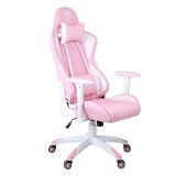 GAMING STOL MARVO CH-116 BELO ROZA