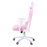 GAMING STOL MARVO CH-116 BELO ROZA