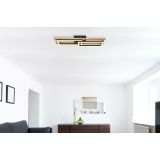 NADGRADNA STROP. SVETILKA ILLA 20W ČRNA / LES WW