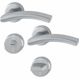 INOX KLJUKA ZA VRATA HOPPE ABERDEEN Z ROZETO WC F69