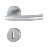 INOX KLJUKA ZA VRATA HOPPE ALTA Z ROZETO KLJUČ F69