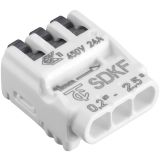 INŠTALACIJSKA SPONKA SMARTEXX UNI-3 UNIVERZALNA 0.5-2.5MM2 ZA MEHKE ŽICE