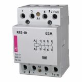 INŠTALACIJSKI KONTAKTOR ETI R63-40 230V 50HZ 63A 4P 3M 52.5MM