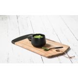 DESKA MAKU IZ AKACIJE 38X20X1.5 CM. Z DODATKOM ČRNINE MAKU