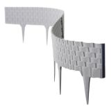 IZD. ZA UREJANJE POVRŠIN PVC PALISADA RATTAN 1/3 GPPRAT-08-033 ANTRACIT