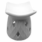 SVEČNIK GLOSSTYLE IZPARILNIK 9 CM PORCELAN