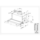 IZVLEČNA KUHINJSKA NAPA FABER MAXIMA NG TOUCH EV8 LED X A90