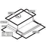IZVLEČNA KUHINJSKA NAPA SIMFER 8502