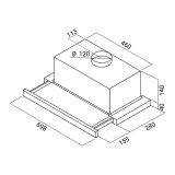 IZVLEČNA KUHINJSKA NAPA TURBOAIR THTC GRIX/A/60