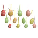 VELIKONOČNI PROGRAM JAJČKA PASTELNA 12/1 4X6CM, 3X5CM, 2.5X4CM