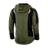 JAKNA ALBATROS ALDRIN M OLIVNO / ČRNA PLETENINA / SOFTSHELL