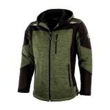 JAKNA ALBATROS ALDRIN XL OLIVNO / ČRNA PLETENINA / SOFTSHELL