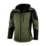 JAKNA ALBATROS ALDRIN XXXL OLIVNO / ČRNA PLETENINA / SOFTSHELL