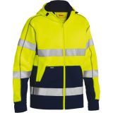 ODSEVNO OBLAČILO BISLEY JAKNA S KAPUCO IZ FLISA RUMENA S