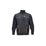 JAKNA SARA KING 48 GRAFIT / ORANŽNA