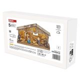 JASLICE EMOS LESENE LED TOPLA BELA ČASOVNIK, 19 CM