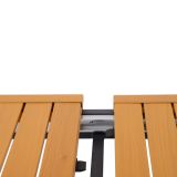 JEDILNA MIZA CALYPSO RAZTEGLJIVA POLNA ALU 192/257X100X74 DSIVA