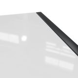 KOVINSKA MIZA NATERIAL LYRA II ANTR.180/260X96 ALU STEKLO