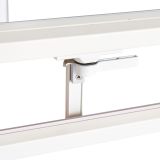 JEDILNA MIZA LYRA II UP&DOWN ALU STEKLO 90/160X90 BELA