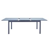 JEDILNA MIZA ODYSSEA II EASY ALU STEKLO 180/240X100 ANTR