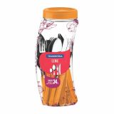 JEDILNI PRIBOR TRAMONTINA 24 DELNI ORANŽNI