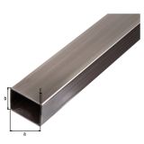 KVADRATNA CEV ALBERTS JEKLO, 40X30X1.5X2000 MM HLADNO VALJANA