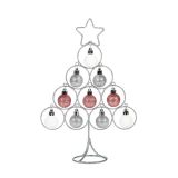 PVC BUNKA GLOSSTYLE JELKA 30 CM 9 KROGLIC ROZA KOMBINACIJA