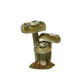 JESENSKA DEKORACIJA DECORIS GOBE, ŽAMET 9X12X17 CM, SORTIRANO