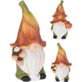 JESENSKA FIGURA EH OKRASNI PALČEK Z LISTOM IZ GLINE, SORTIRANO