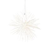 OKRASEK ZA JELKO GLOSSTYLE JEŽICA FI 11. 5 CM BELA