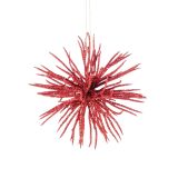 OKRASEK ZA JELKO GLOSSTYLE JEŽICA FI 11. 5 CM RDEČ