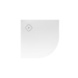 KAD ZA PRHANJE, POLKROŽNA KOLPA SAN MOONWALK 100X100 R550 LM WHITE