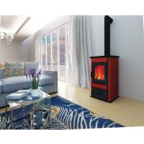 KAMINSKA PEČ ALFA PLAM LARA, RDEČA