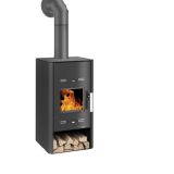 KAMINSKA PEČ HAAS+SOHN KUFSTEIN 286.12, ČRNA