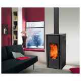 KAMINSKA PEČ LOKATERM KREDARICA ČRNA PLOČEVINA