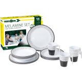 KAMP JEDILNI PRIBOR BRUNNER MELAMINE SET PRALIN 16-DELNI