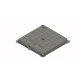 KANALSKI LTŽ POKROV Z OKVIRJEM 2PR-LINK, 301X301MM, C250KN, H40MM