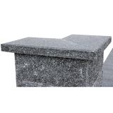 BETONSKI IZDELEK KOGRAD KAPA FUTURA ZA STEBER 4C 48X27X5 CM ČRNA