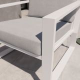 KOVINSKA VRTNA GARNITURA NATERIAL SET LYRA ALU