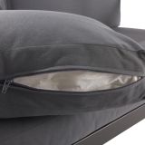 KAVČNA GARNITURA ORIS II ALU/EUC KAVČ2P+2AC+MIZA D.GR/D.SIVA BLAZINA