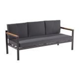 KAVČNA GARNITURA ORIS II ALU/EUC KAVČ3P+2AC+MIZA D.GR/D.SIVA BLAZINA