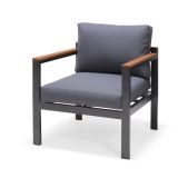 KAVČNA GARNITURA ORIS II ALU/EUC KAVČ3P+2AC+MIZA D.GR/D.SIVA BLAZINA