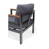 KAVČNA GARNITURA ORIS II ALU/EUC KAVČ3P+2AC+MIZA D.GR/D.SIVA BLAZINA