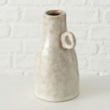 KERAMIČNA VAZA BOLTZE SIVA, VIŠINA 12 CM
